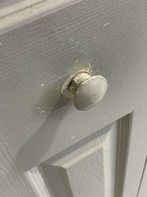 Another nasty handle on closet