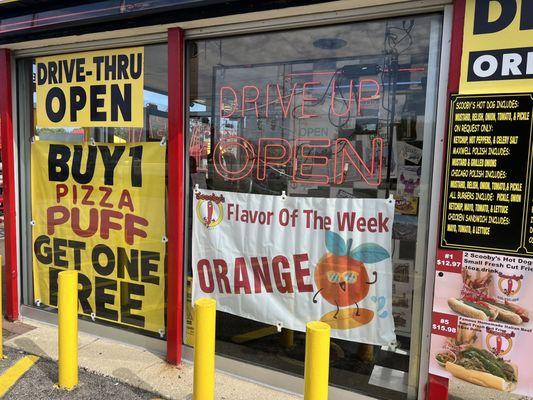 Drive Thru Signage