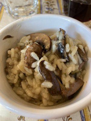 Wild mushroom risotto