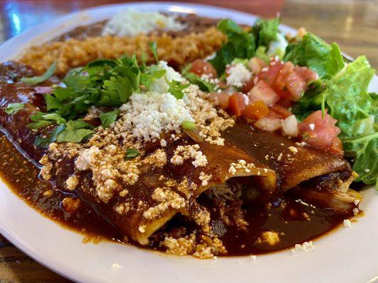 Enchiladas de Mole (chicken)