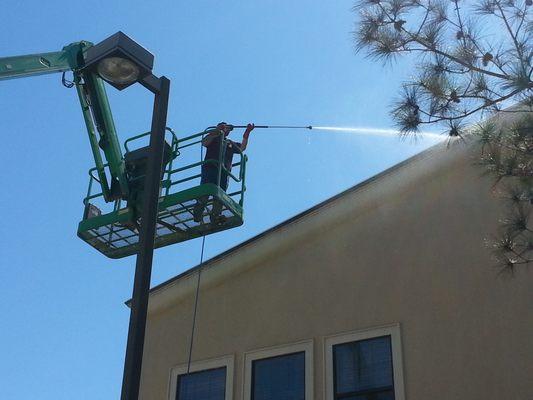 Multi Level Building Washing