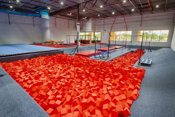 Gymnastics USA pit