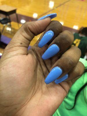 Blue bell coffin nails