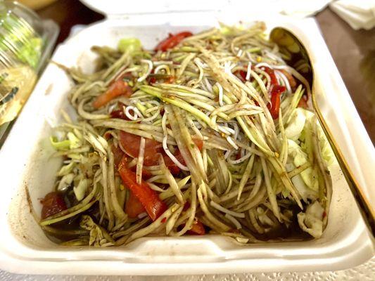 Mmmm...Spicy Papaya Salad!