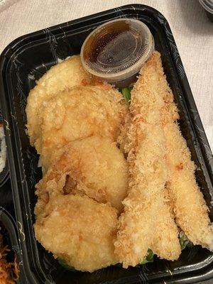 Tempura appetizer (love!) but why it only had sweet potato & no other vegetables? (Like before!)