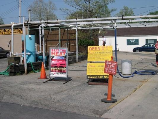 Oakwood Car Wash entrance