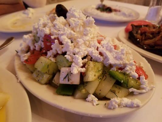 Shepherds salad with feta