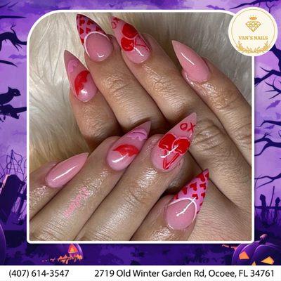 Turn your nails into mini works of art this Halloween! Our salon offers unique designs that will spook and amaze.