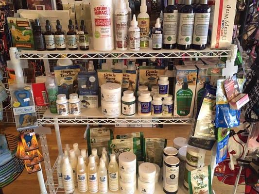 Shampoos, Holistic Remedies, Tooth and Gum Care, Flea and Tick, Ear and Eye Care, Fish Oils and more.