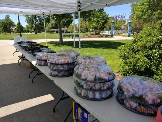 Catering at Northglenn employee picnic