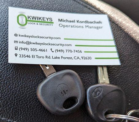 Kwikeys Lock & Security Services