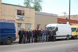 Chicago Illinois, This is all of our happy employees ..