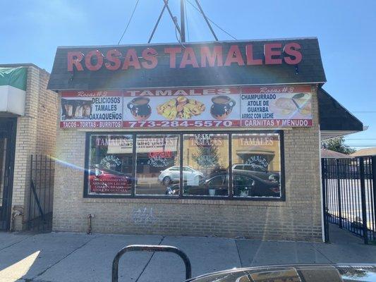 Rosa's Tamales a small shop at 3811 W 63rd