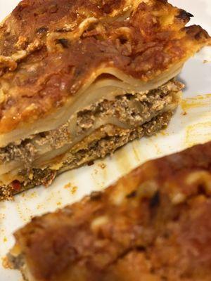 Beef lasagna