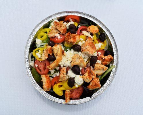 Greek Salad with Chicken