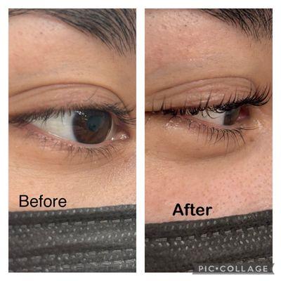 Lash perm by Evelyn came out so pretty!