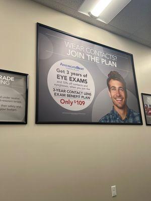 Annual eye examination