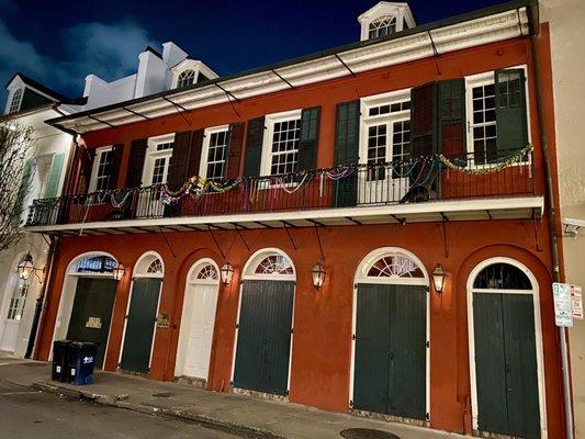 Haunted house in the French Quarter