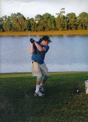 Here is T's great golf swing!