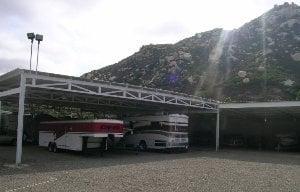 Covered RV Parking at AAA Plus Storage