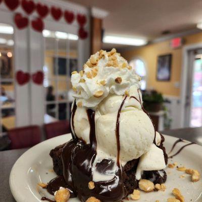 Brownie Sundae made with Tillamook Ice Cream