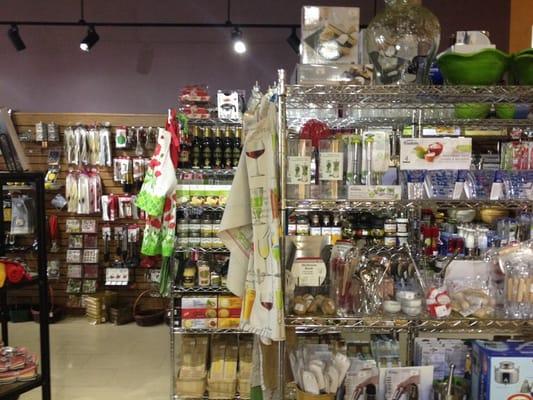 A ton of cutesy kitchenware and trinkets.