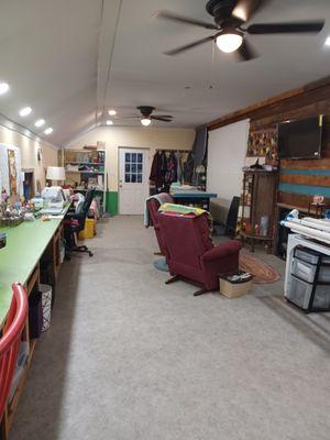 My quilting studio