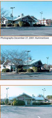 about 2001 is when it Howard Johnson left after 35 years days in took over and the pancake House came in