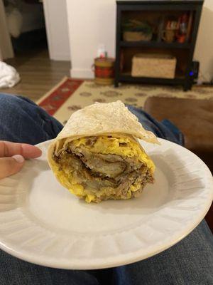 Breakfast Wrap (with Sausage)