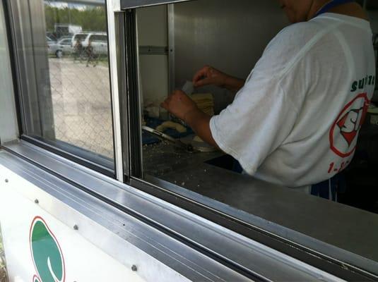 Fresh made tortillas