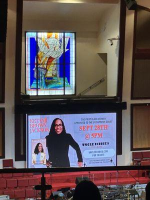 Enon Tabernacle Church hosting the last book tour of Associate Supreme Court Justice, Ketanji Brown Jackson