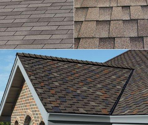 3 Tab, Architectural, Designer Shingles