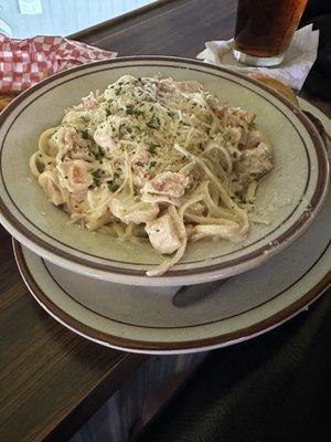 Chicken linguine