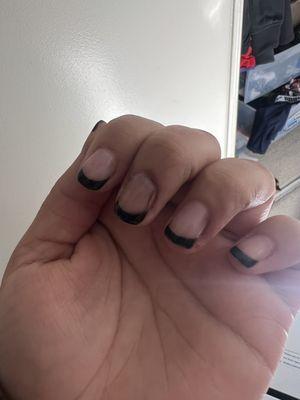 Smear polish not clean at all