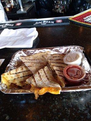 Cheese quesadillas are incredible!