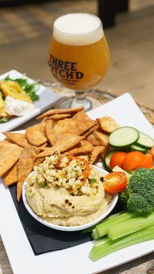 Grab a snack w/ your beer! We've got a full menu and plenty of snacks/apps!