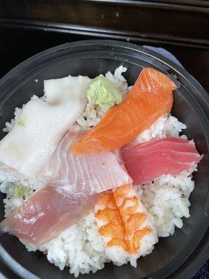 This was a Chirashi for $28. Very disappointed. Last time I go there.