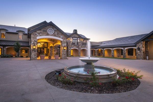 New Clubhouse renovation finished, here is the front of Columbine Country Club