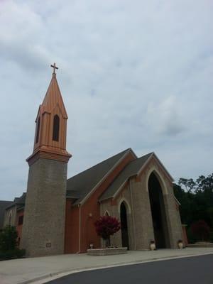 St. Teresa's Catholic Church, exterior view.