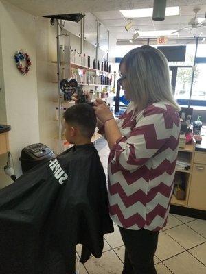 Maureen and Casey have done a great job when either one has cut my sons hair.