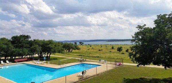 Our Junior Olympic Family Pool with a view!