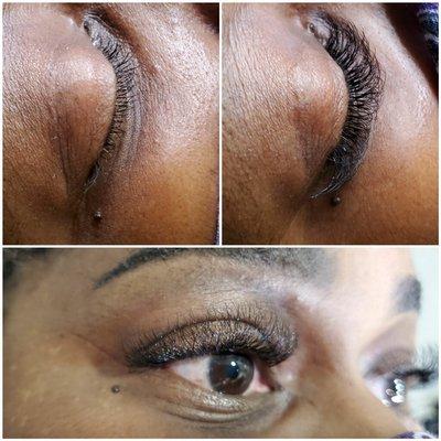 Short Hybrid eyelash extension