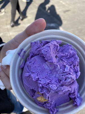 Ube malted crunch