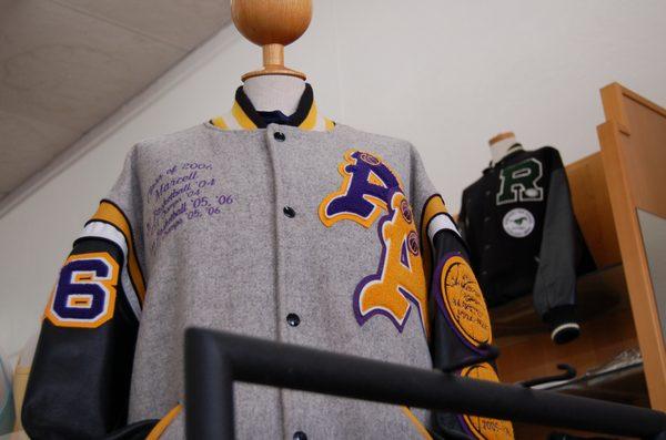 Fully Custom, from the cuffs to the extensive artwork on the back, Letterman Jackets. Serving Fairfield, Armijo, Rodriguez, and more!