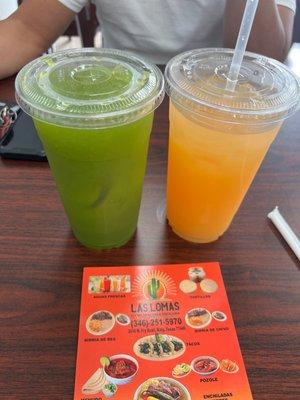 Cucumber and melon water his and mine