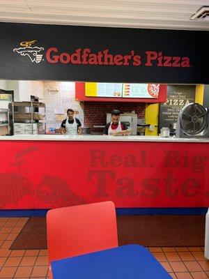 Inside of Godfathers in Merrillville, Indiana