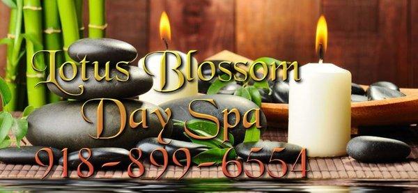 Tough day at work?  Need a little me time?  Or the aches and pains of daily life got you down?  Lotus Day Spa 918-899-6554