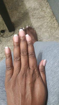 SNS French manicure