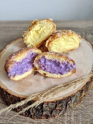 Ube malasada & crunchy cream (IG: hangryforwhat)