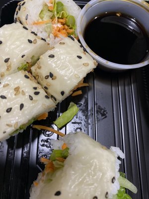 Veggie roll in soy paper